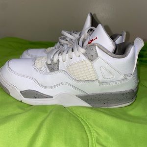 Kids Air Jordan Retro 4 ‘white Oreo’ used size 3Y